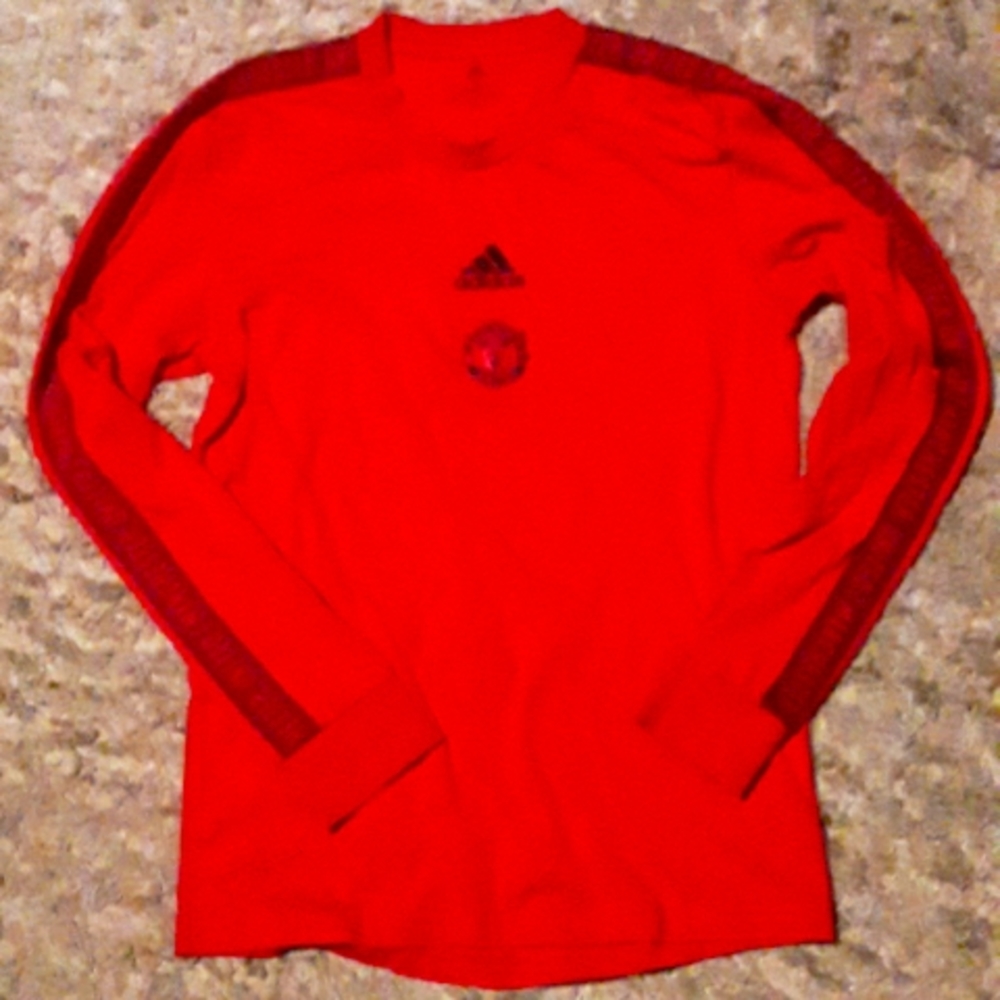 Long sleeve adidas manchester united shirt